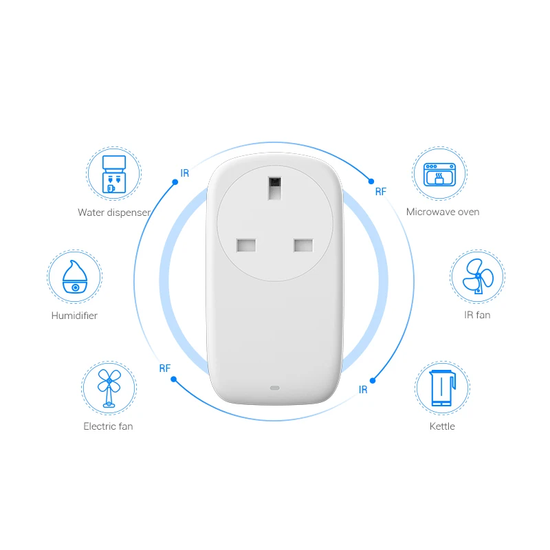 BroadLink 13A SP4-UK Smart Dimmer Wifi Plug Socket works with Alexa and Google Assitant