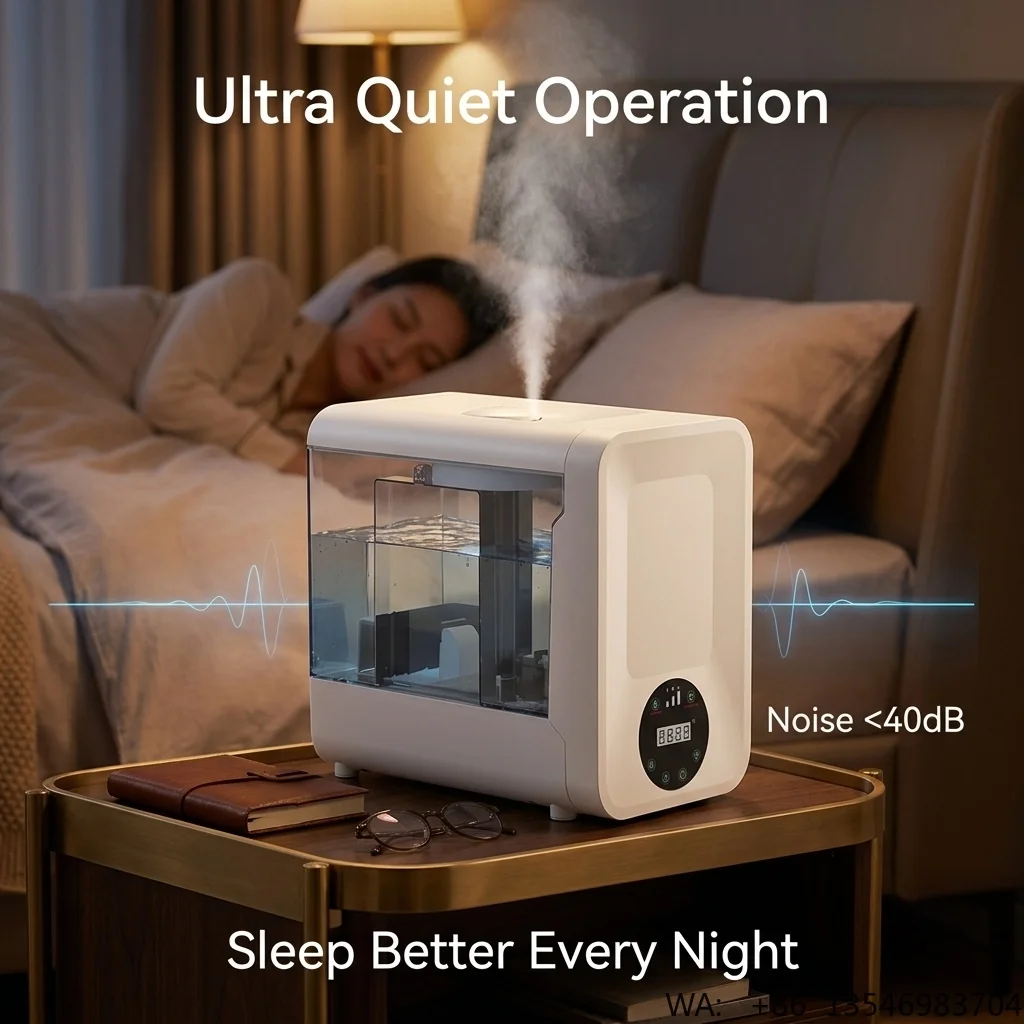HD600 New Design Home Smart Air Humidifier With Large 5L Water Tank for Office Living Room Redroom