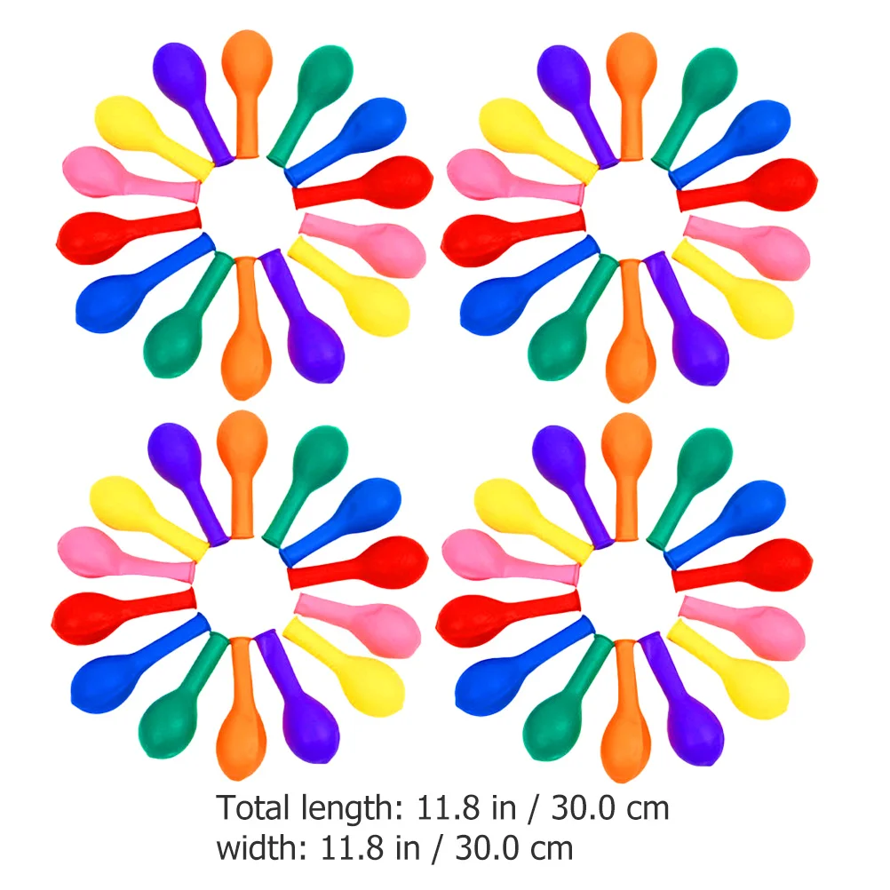 

100Pcs Fluorescent Glow Balloons Strong Latex Glow in Dark Party Decorations Wedding Birthday Festival Neon Supplies