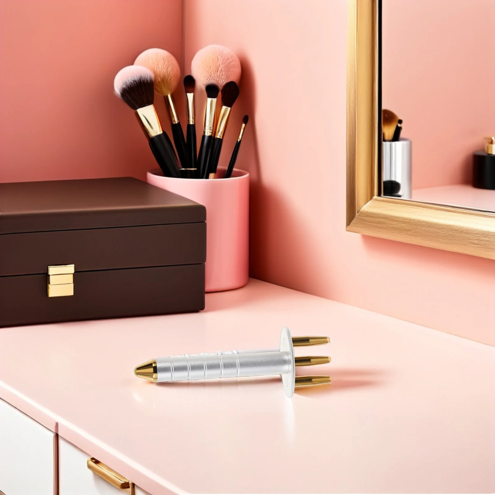 チタン合金磁気マッサージフォークフェイスマッサージャーツール刮痧フェイシャルトリガーポイントペンスキンケアボディ圧力ポイントマッサージャー