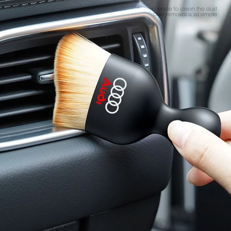 Car Air Conditioner Outlet Dashboard Cleaning Brush Auto Interior Dust Brush for Audis Sline TT A1 A2 A3 A4 A5 A6 A7 A8 8P B6 B7