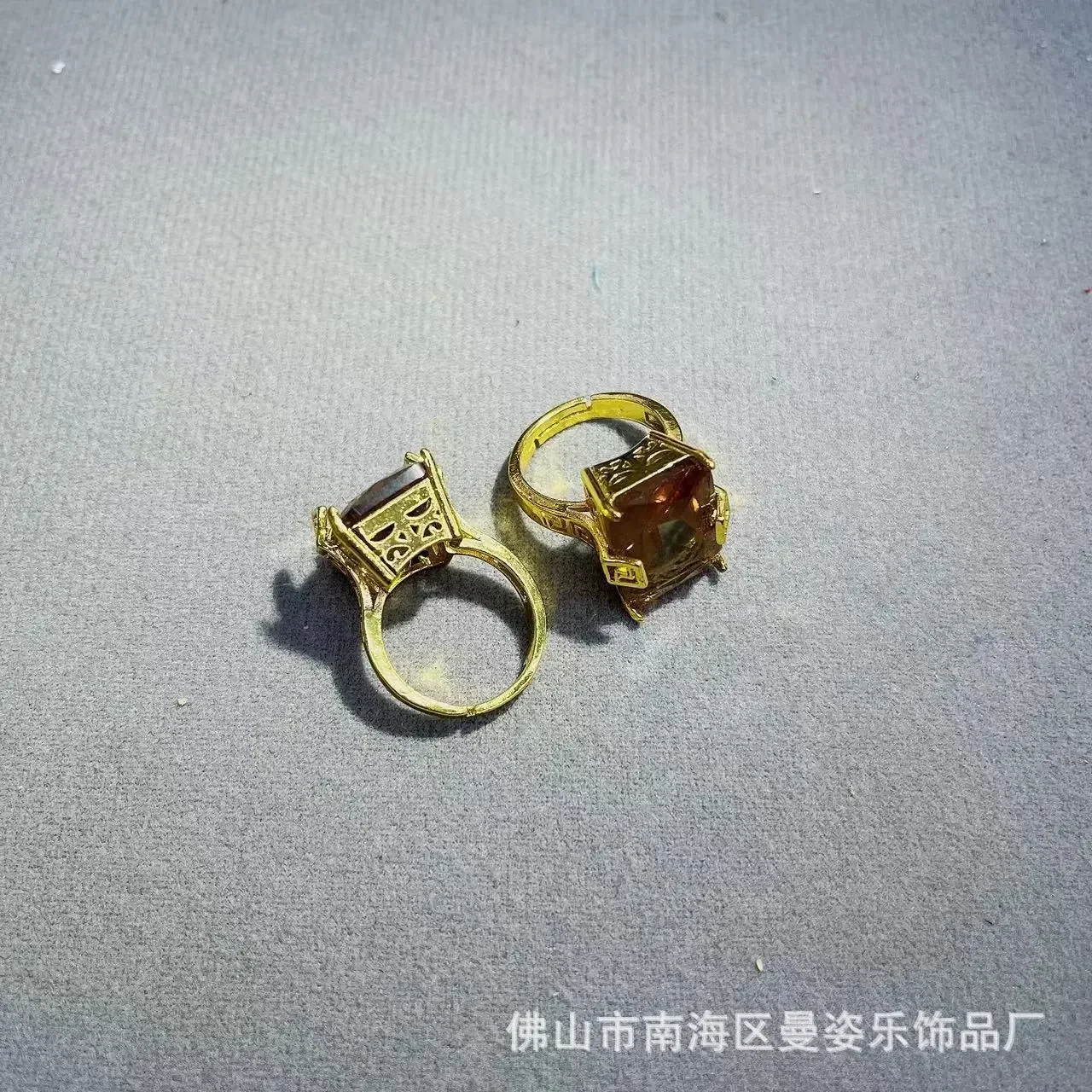 French hot-selling Turkish sultan stone color-preserving ring  stone personalized living ring