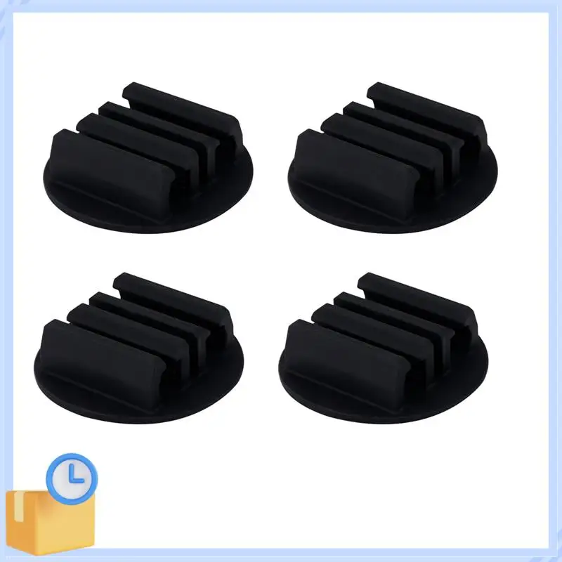 Porte-stylo adhésif en Silicone, 4 pièces, ensemble de clips pour stylos, porte-marqueur noir pour presse-papiers de bureau et autres Surfaces plates, crayon H