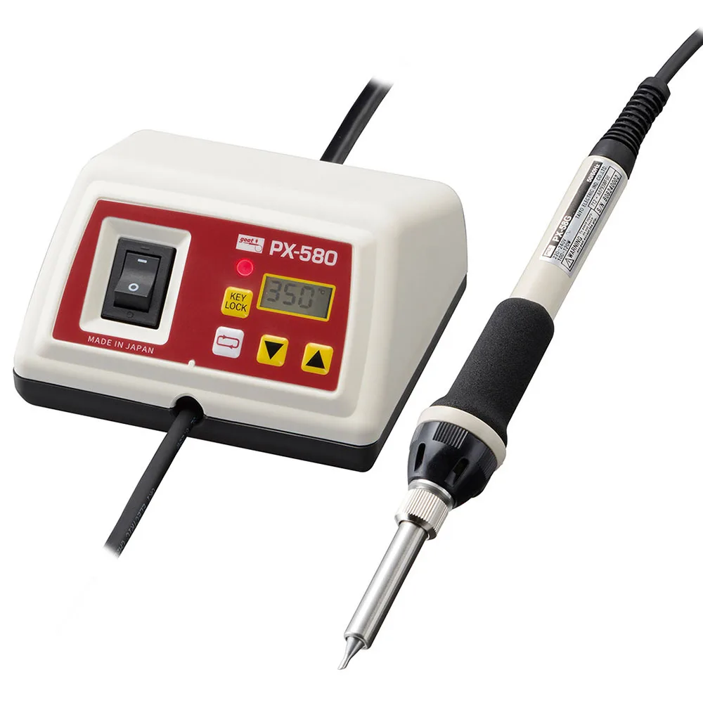 Japan GOOT 220V PX-580 Lead-free Mini Soldering Station Compact High-performance High-power with Digital Display