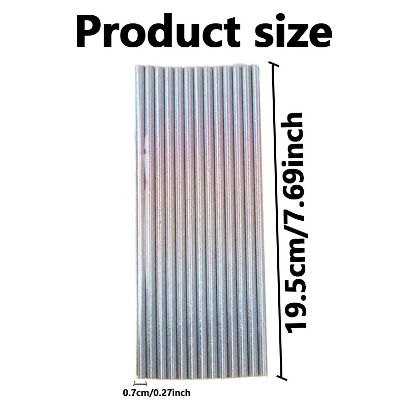 Canudos laser de papel descartáveis, 25/50 peças, canudos arco-íris, bebidas de cerveja, suco, aniversário, festa de casamento, natal, necessidades diárias