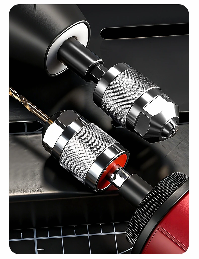 

Universal Tool Adapter Hub, Mini Keyless Chuck Converts Hex Shank to Hold Bits for Precision Screwdrivers & Micro Drills