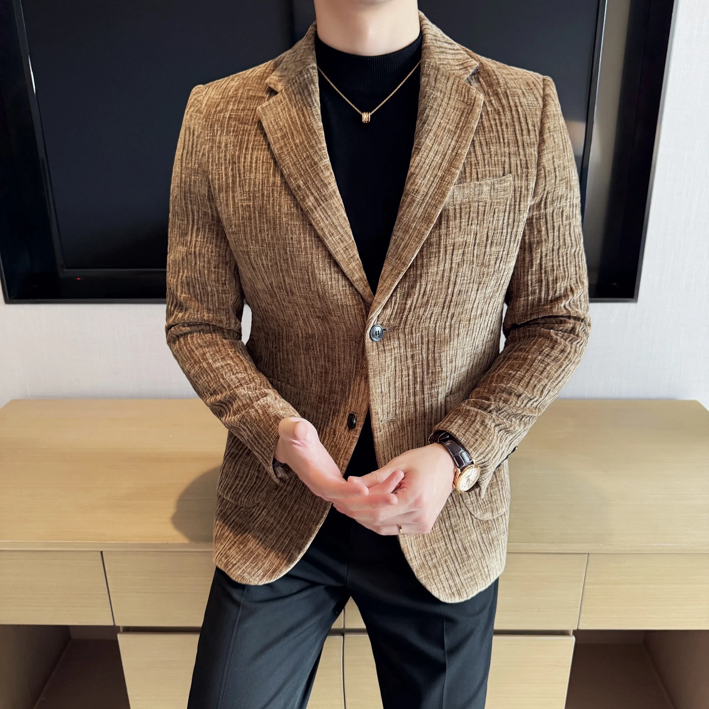 Chaqueta de traje gruesa Cheni - Office Technician reseña y precio