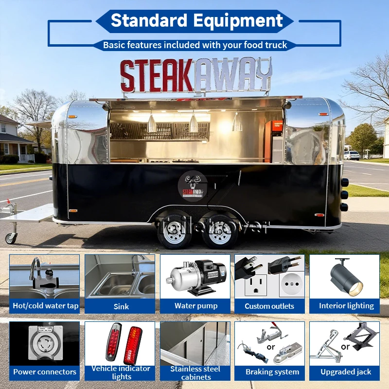 Remorque de restauration mobil - Commercial Kitchen Trailer avis et prix