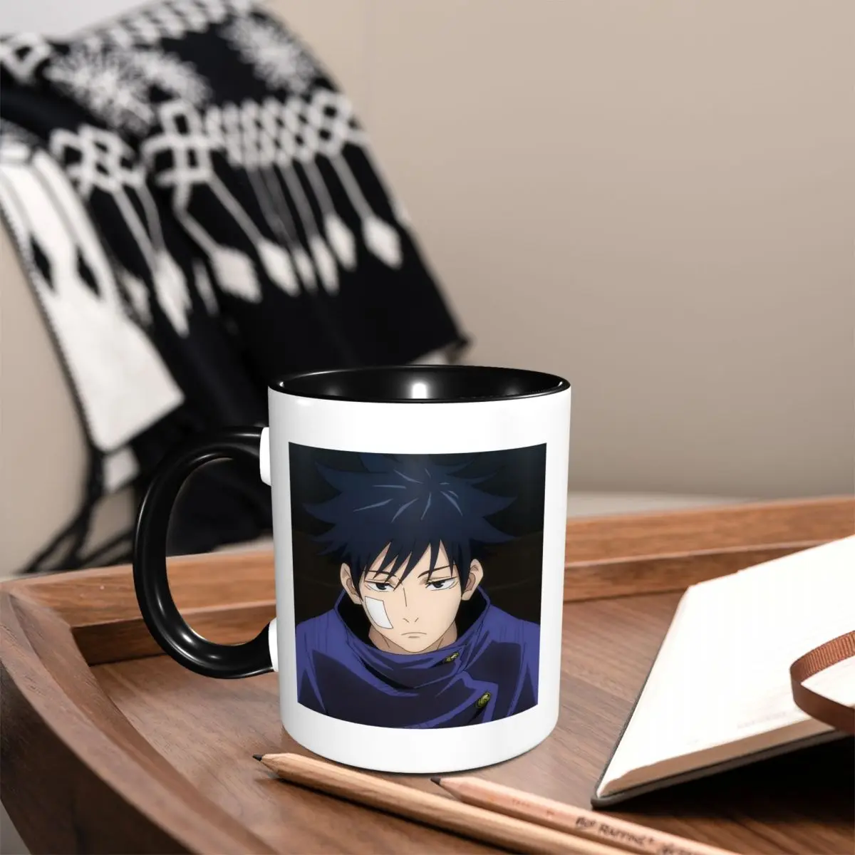 Taza de Cerámica Divertida con Diseño de Megumi Besto Friendo Jujutsu Kaisen Sukuna, Tazas de Café, Tazas de Té, Taza para Leche, Regalo para Hombre o Mujer