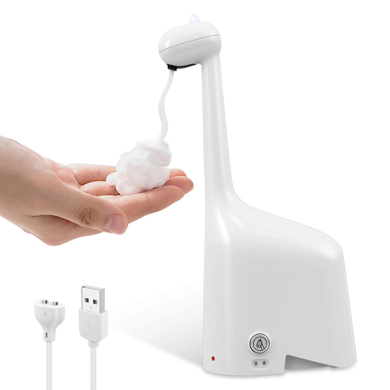 

Бесконтактный умный дозатор для мыла, аксессуары для ванной комнаты, электрический дозатор пены для мыла с инфракрасным датчиком, дозатор пены для мыла.