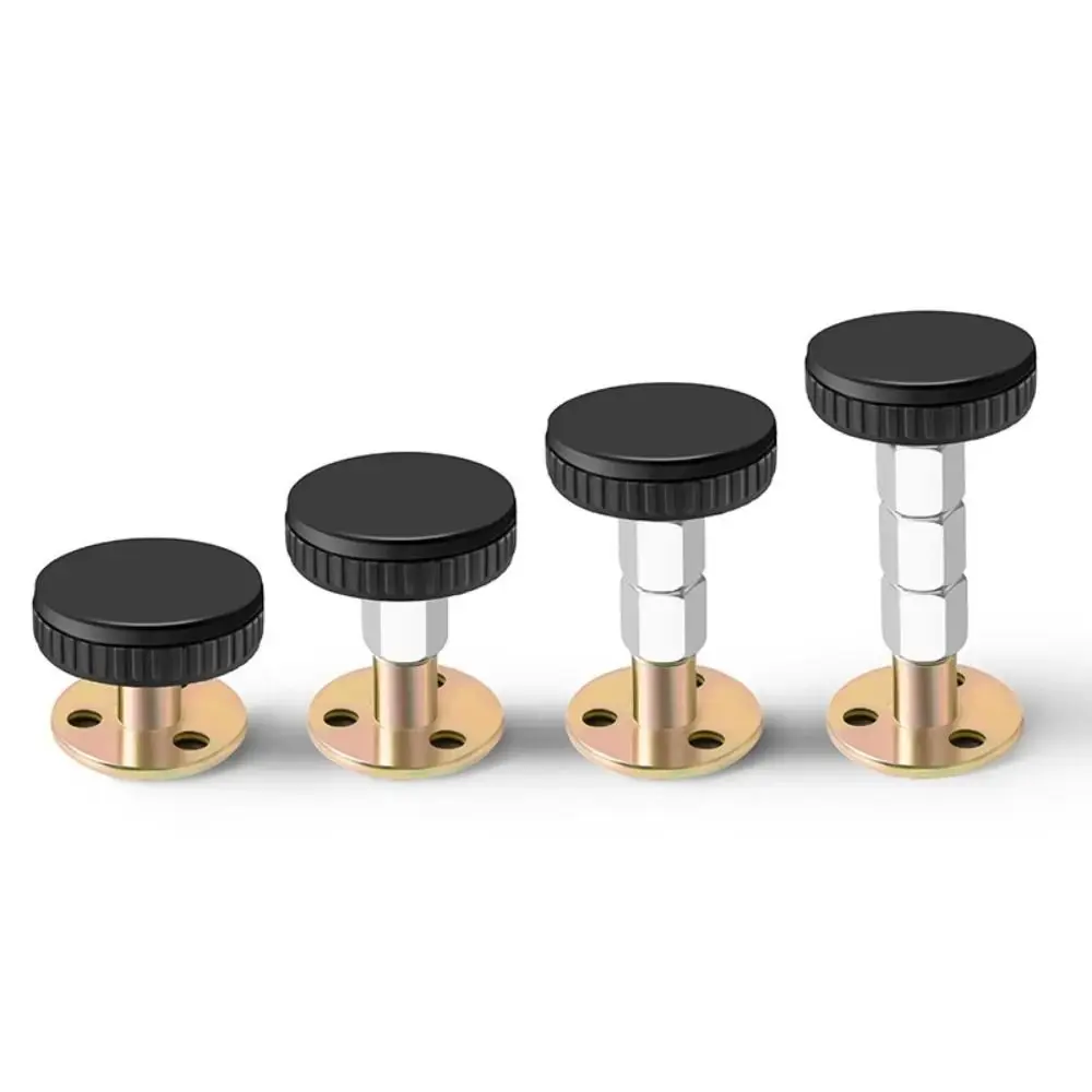 1Pcs Self Adhesive Bed Frame Anti Shake Tool Metal Plastic Adjustable Threaded Telescopic Support Hardware EVA Cushion