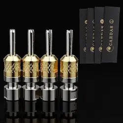 4Pcs Speaker Banana Plugs Terminals Connectors CAB Golden Speaker Cables Connector Plug Binding Post Female Socket Jack