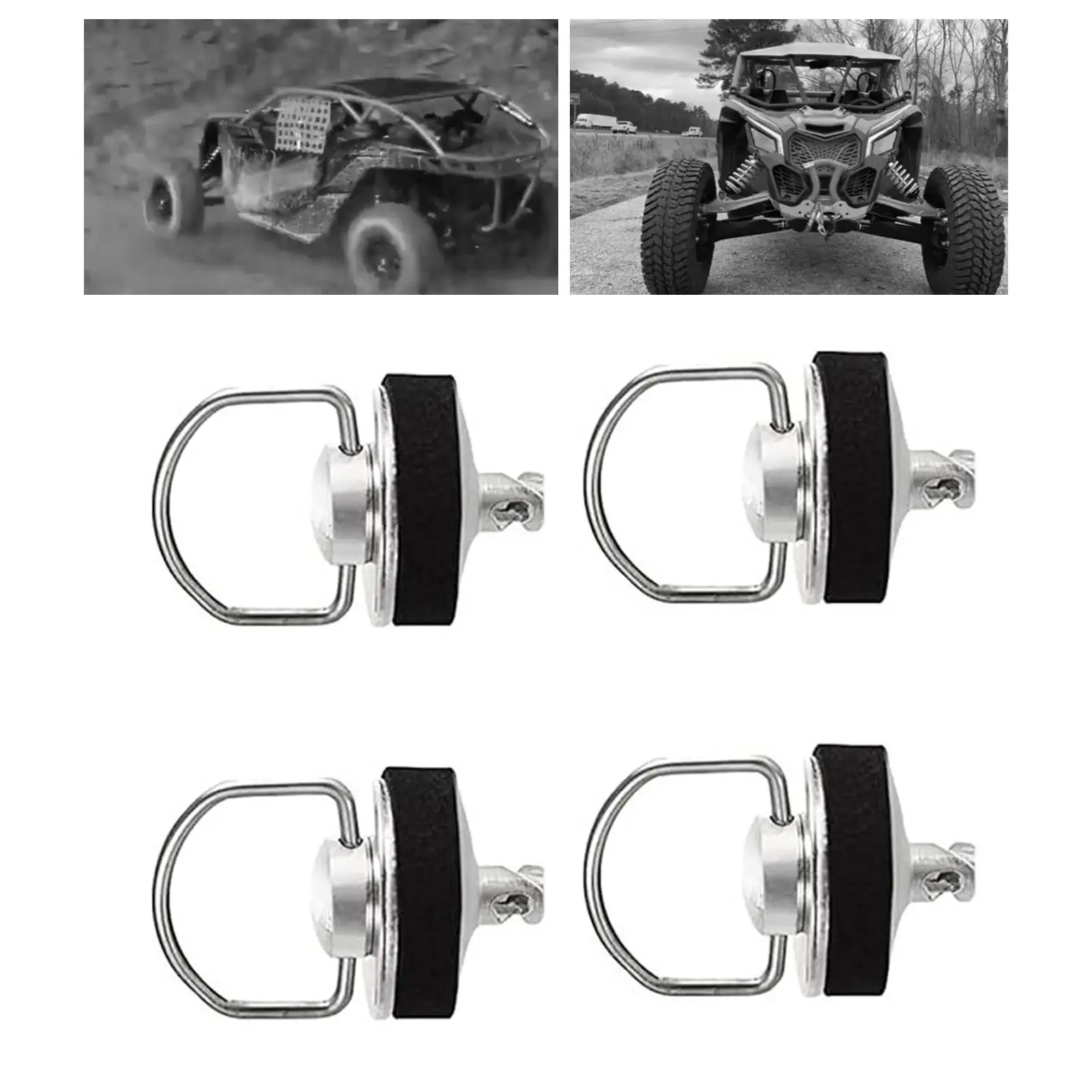 

Aluminum Alloy Roof Quick Release Bolts Secure Fastener Kit Easy Installation for Ford Maverick X3 Max