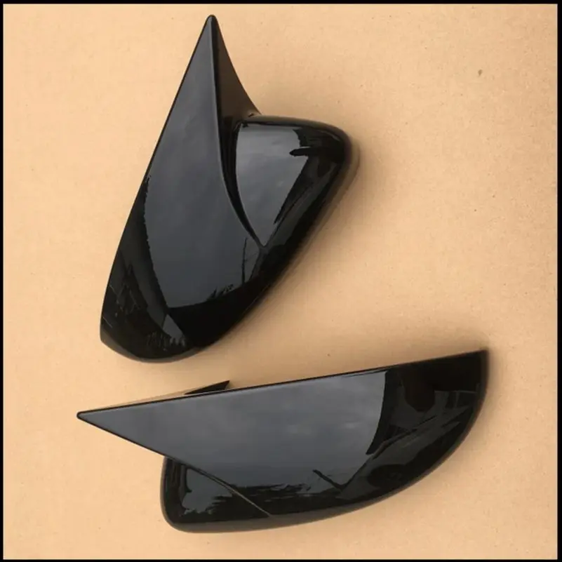 

For Volkswagen VW Scirocco 2009-2018 Rearview Mirror Cover Sticker Trim With Horn Decorate Car Styling Auto Accessories