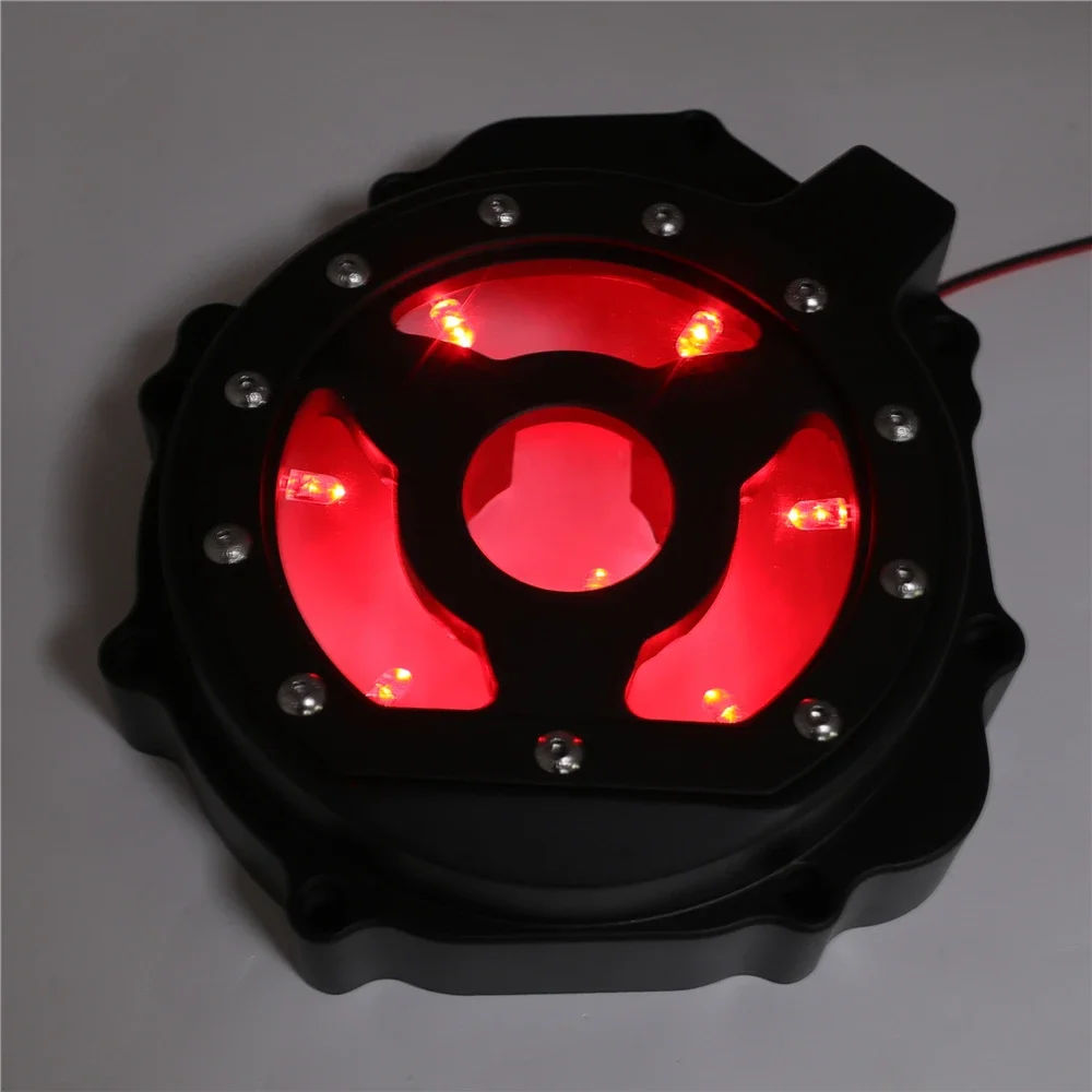 

LED Left Engine Stator Cover W/ Logo & Gasket for GSX-R 600/750 2004-2006 GSR 400/600 06-11 Motorcycle Accessories