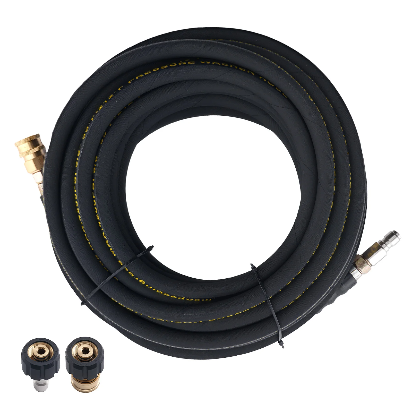 

50ft 3/8" Pressure Washer Hose Extension Hose 4200PSI Kink Resistant w/ Coupler