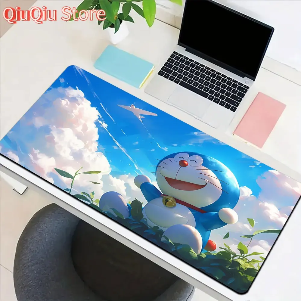 Alfombrilla grande para ratón Doraemon, alfombrilla para ordenador, alfombrilla para escritorio, teclado, alfombrilla para mesa de juegos de oficina, 1 ud.