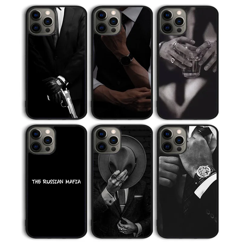 Russian Mafia Phone Case Back Cover for iPhone 16 15 SE2020 14 13 11 12 Pro Max mini XS XR X PlusS Shell Coque