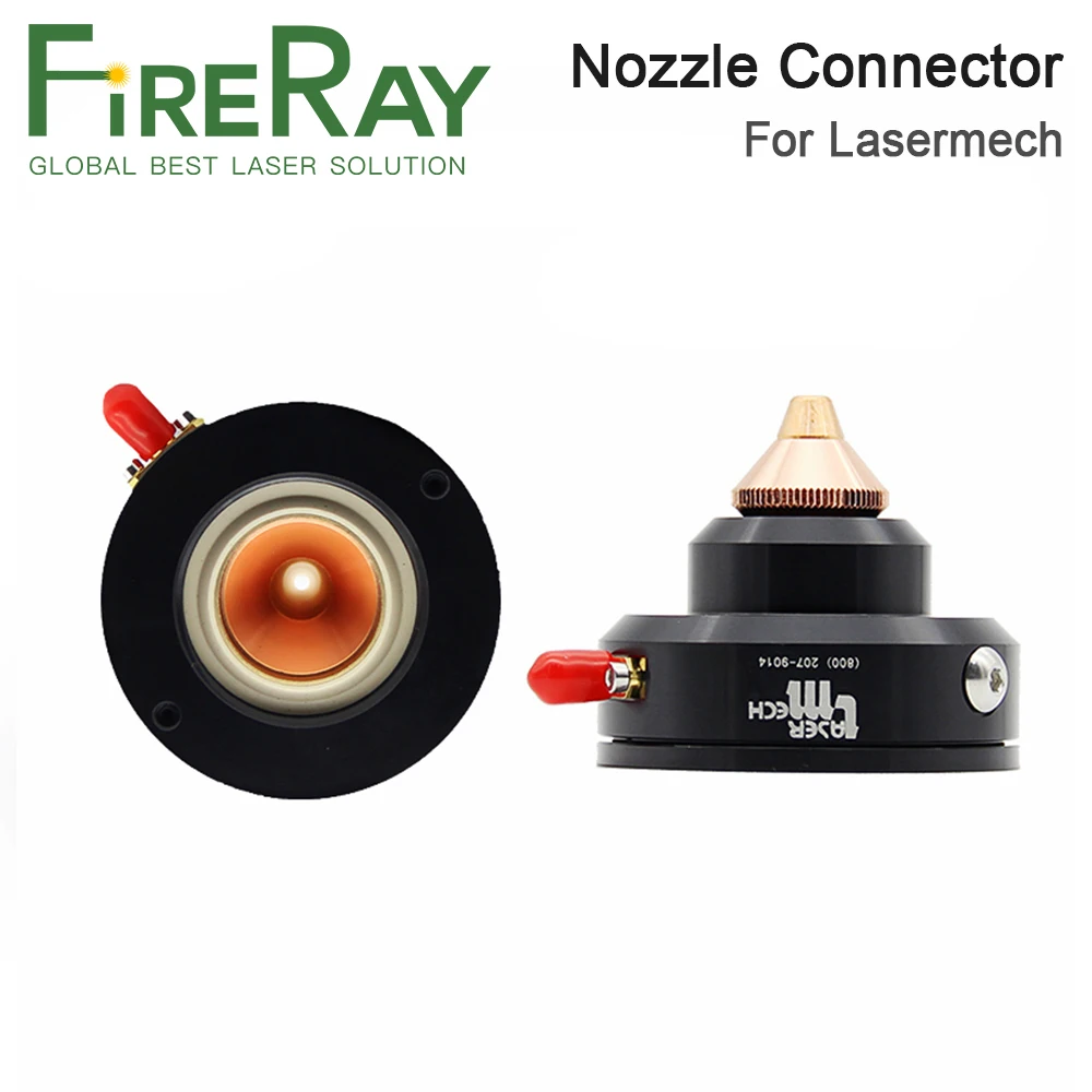 Conector do bocal FireRay, parte cabeça do laser para Lasermech Accu