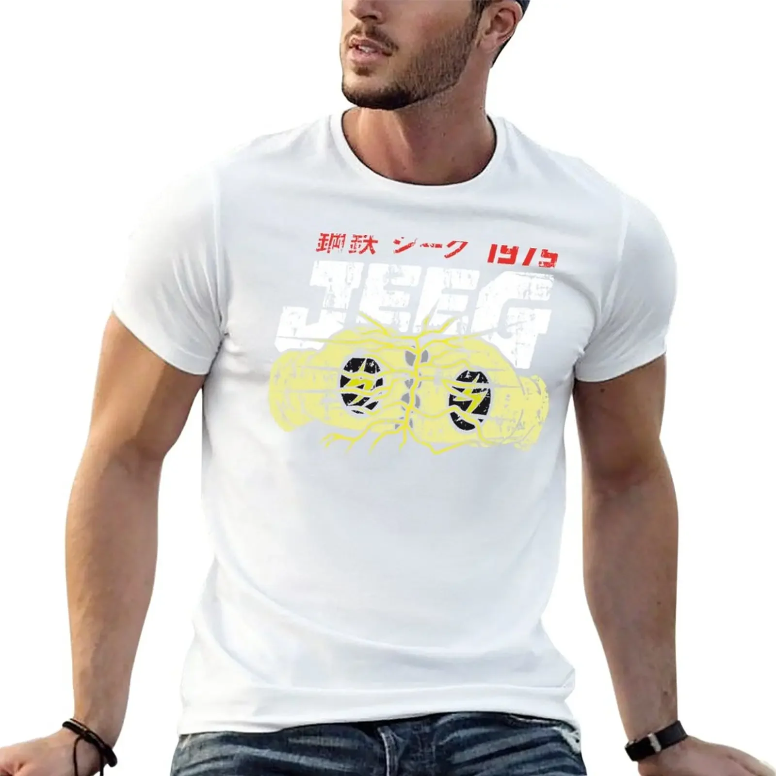 Oversized  for men New Steel Robot Jeeg T-Shirt short sports fan streetwear mens clothing funny shirt Short Sleeve heavyweight