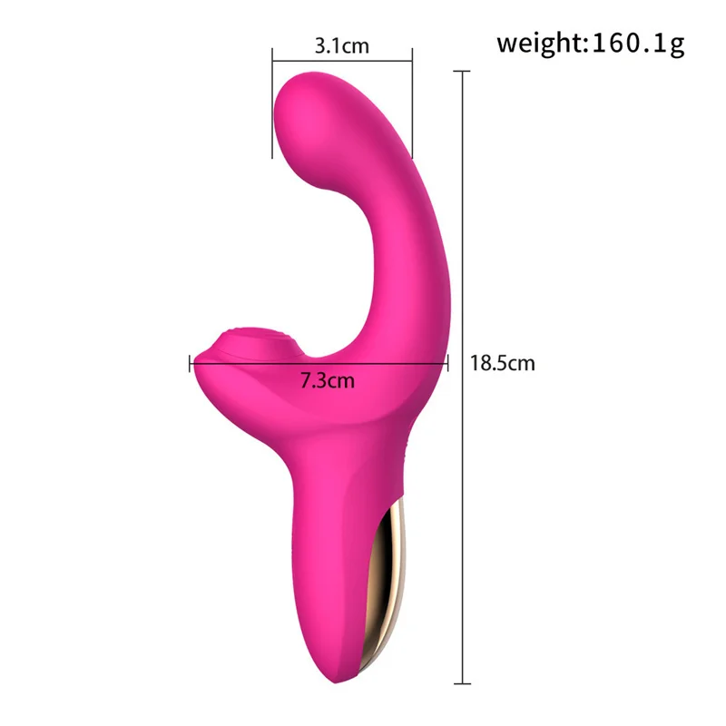 Potente Vibrador con Succión para Mujeres, Estimulador de Clítoris con Vacío, Vibrador con Movimiento de Dedos, Juguete Sexual para Adultos Vibrador de clítoris sexy Potente varita mágica AV estimulador de clítoris Var