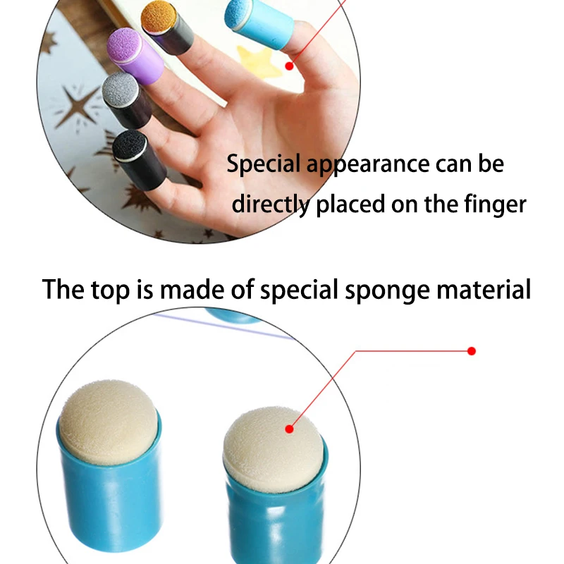 5 غطاء للأصابع + 1 بطاقة مسطرة رسم، حساب يدوي، حبر، مهود أصابع، أداة تطبيق، PET، مسطرة رسم مجوفة للطلاب، h