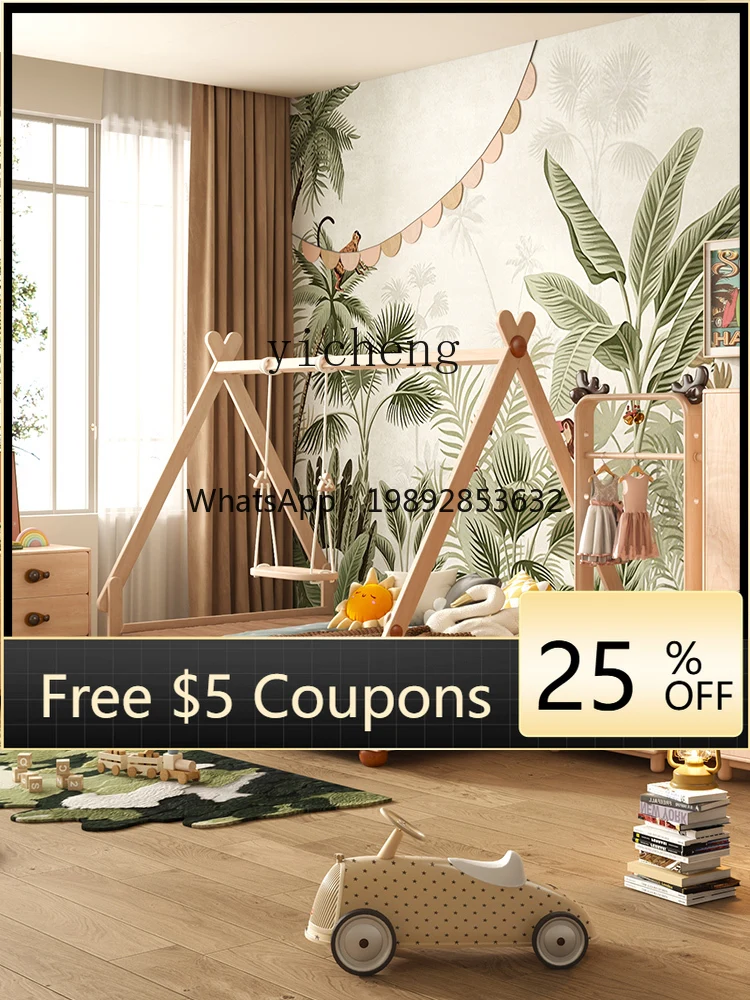 

ZZ Nordic Solid Wood Boy Wooden House Bed Tent Bed Tree House Single Bed