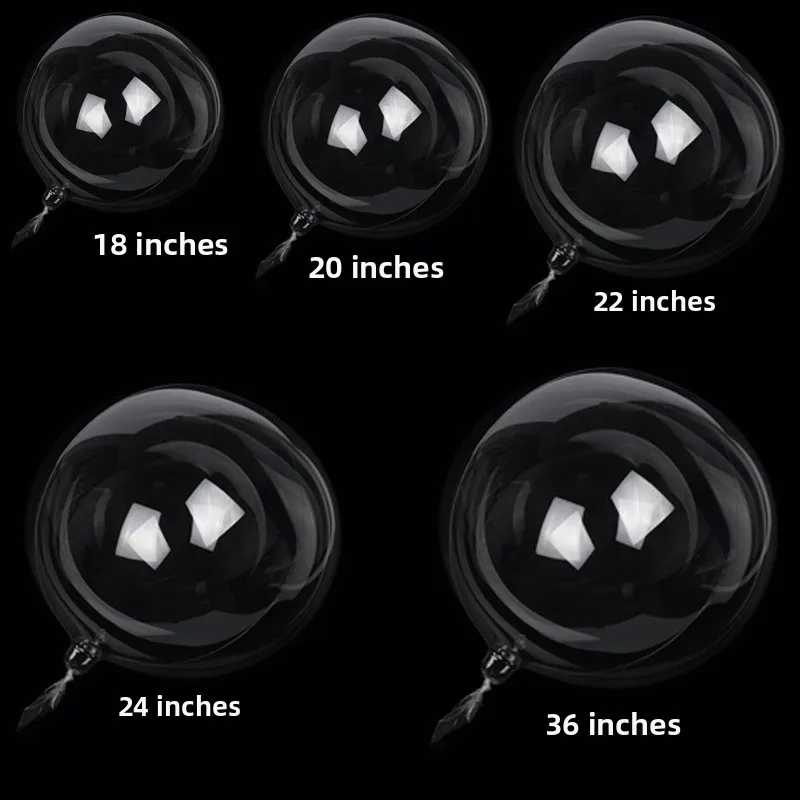 Transparent Balloons 13 Inch 20 Inch 24 Inch 36 Inch round Inflatable Party Decor Wedding Creative Design Ladies T-Shirt