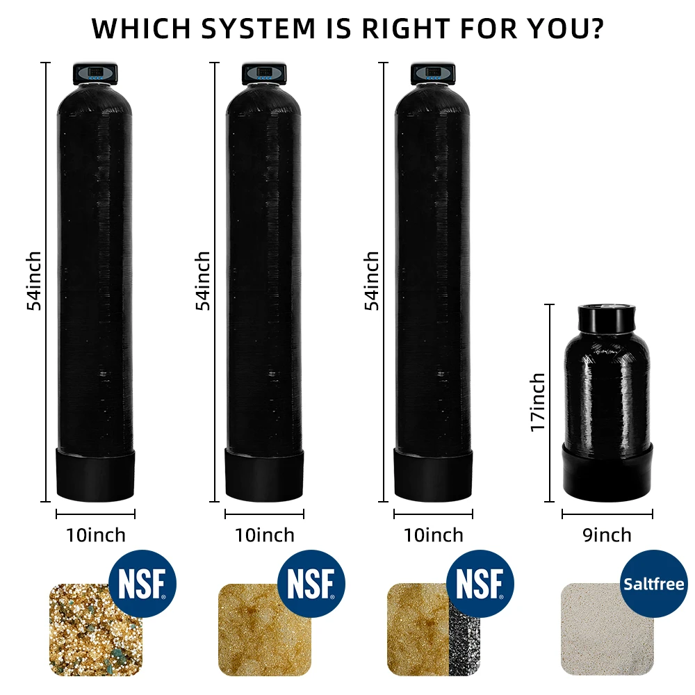 Central Water Descaler High Efficiency Scale Water Softening Water Descaler Whole House Softener System