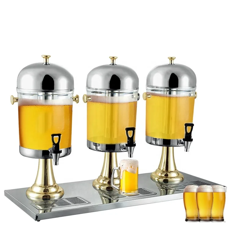 Диспенсер для сока с 3 головками, контейнер для напитков, Двойной диспенсер Becerage