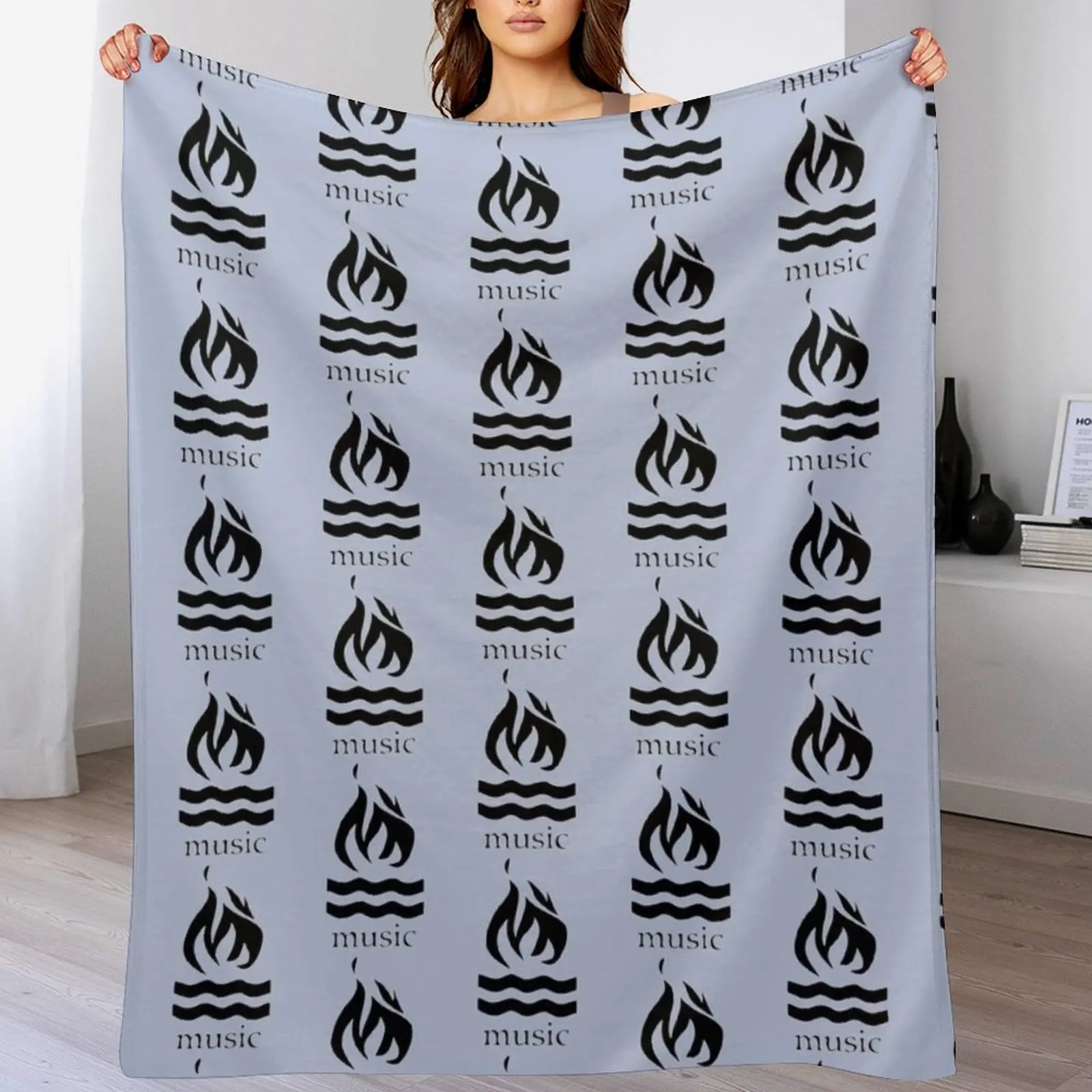 

Hot Water Music Perfect Gift Yellowstone fans Throw Blanket Soft Breathable Blanket for Night Sleeping