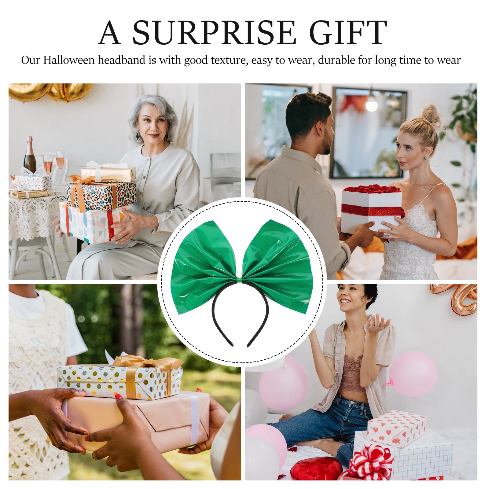 

Big Bow Headb s Women Purple Hair Accessories Party Masquerade Costume Comfortable Wide Headb Decorative Hair Hoop Holiday Gifts