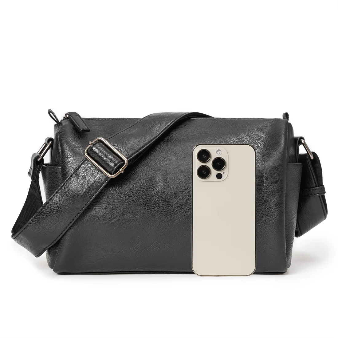 กระเป๋าหนังนุ่มแบบใหม่สำหรับผู้ชาย กระเป๋าสะพายข้างผู้ชาย กระเป๋าหนังสะพายไหล่ รุ่นเกาหลี อเนกประสงค์ สไตล์ลำลอง сумка กระเป๋าสะพายขนาดเล็ก