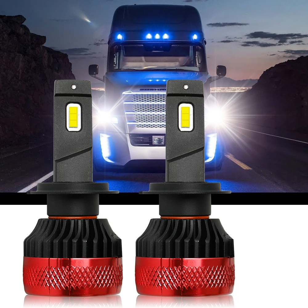 

HAOLIDE H7 Led Car Lights Canbus 90W High Power H11 LED Lamp for Car Headlight Bulb H1 H4 9005 HB3 9006 HB4 6500K Turbo Lamp