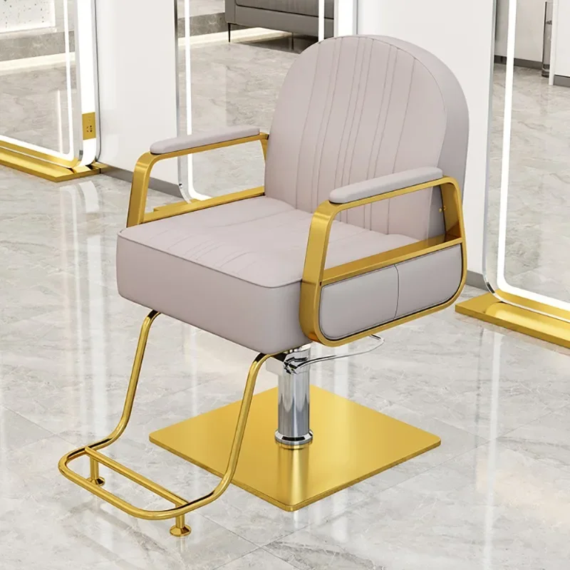 Portable Gaming Barber Chair Luxury Hairstylist Salon Simple Barber Chair Rolling Sillon De Barbería Commercial Furniture