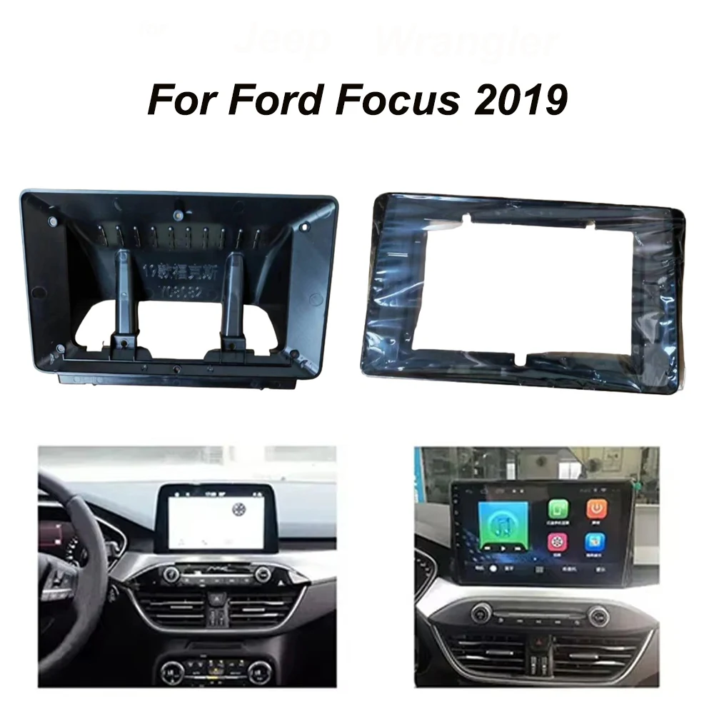 

Car Frame Fascia For Ford Focus 2019 Adapter Canbus Box Decoder Android GPS MP5 Player Casing Frame 2 Din Head Unit Fascia Panel