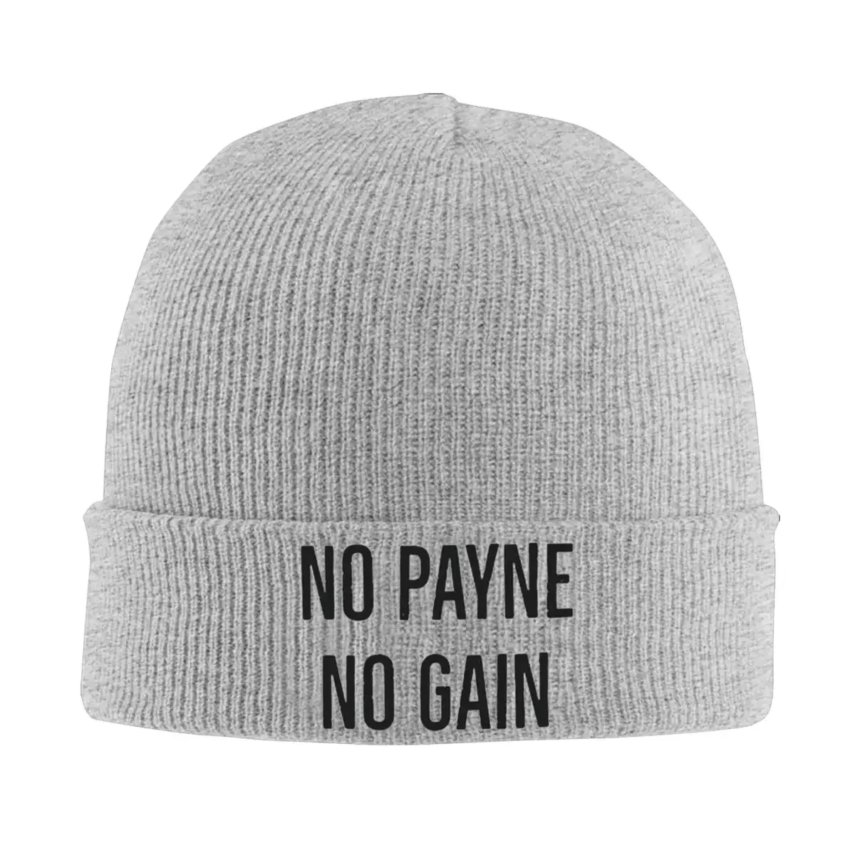 Liam Payne Beanie Hats No Payne No Gain Bonnet Hats Men Women Fashion Kpop Knitted Hat Winter Design Warm Soft Caps