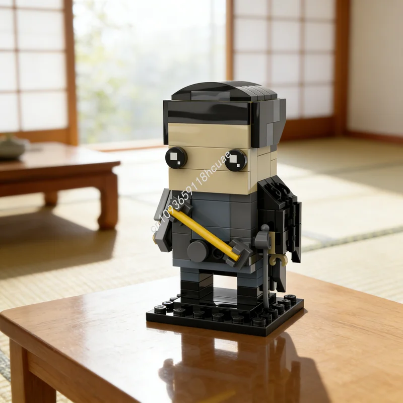 

115pcs MOC Brickheadz The Sojourn Darrius Farren Model Building Blocks Christmas Gifts Architecture Assemble Toys Creative Idea