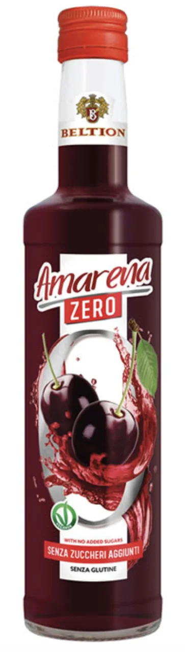 Sirop de cerise sans sucre Amarena Zero Sciroppo 500ml - Beltion