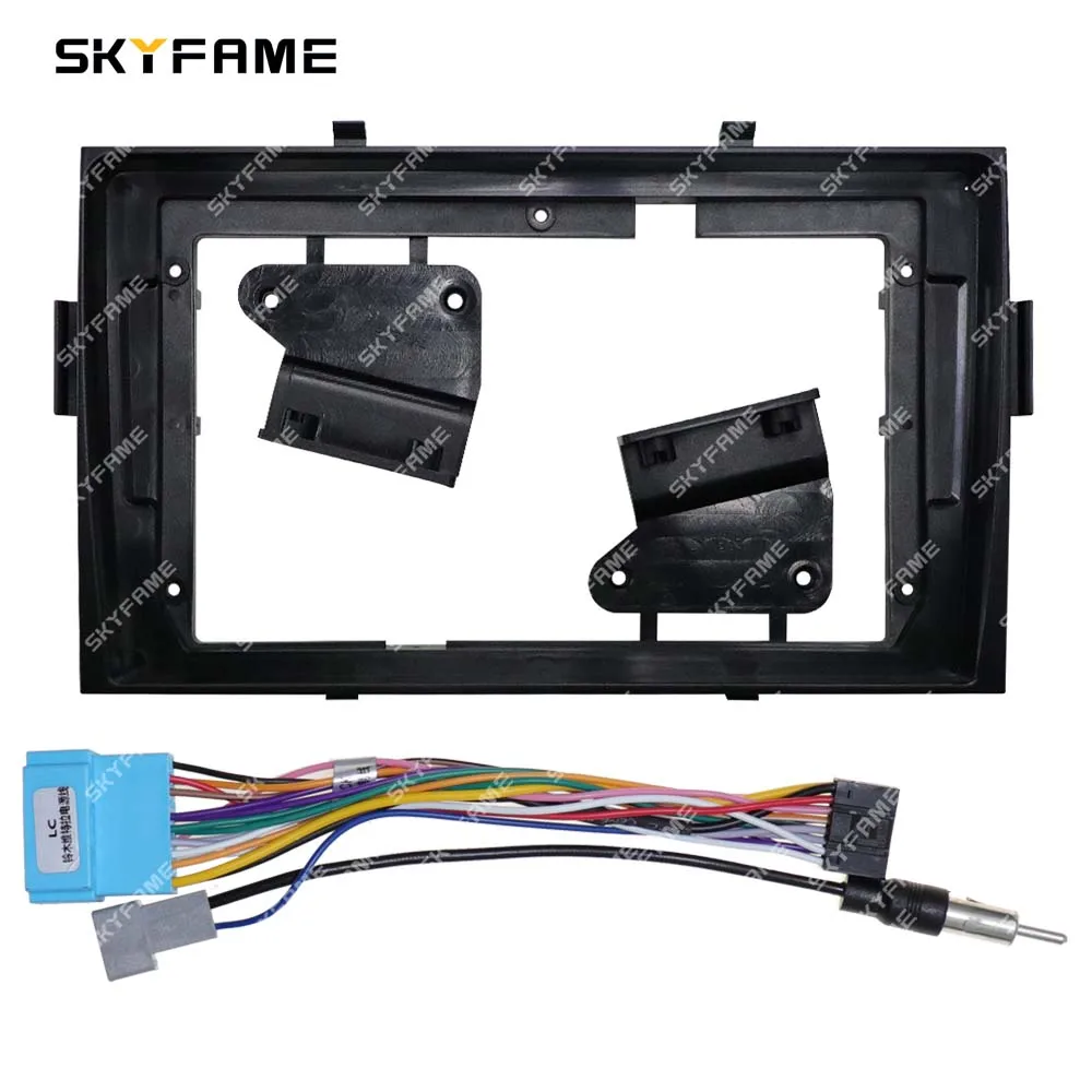 SKYFAME Car Frame Fascia Adapter Android Radio Dash Fitting Panel Kit For Honda Ridgeline