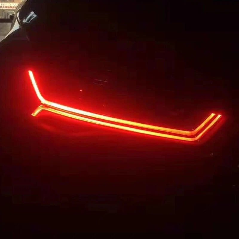 Icedriver for AUDI A6 C7 S6 DRL RGB multicolor LED boards 2016-2019 daytime running lights Red Blue RGBW Demon Eye lighting bulb
