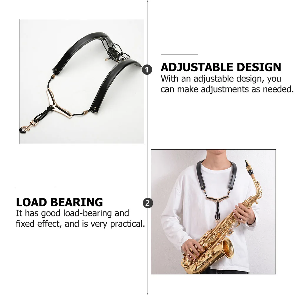

Saxophone Strap Harness Alto Neck Straps Double Shoulder Musical Instrument