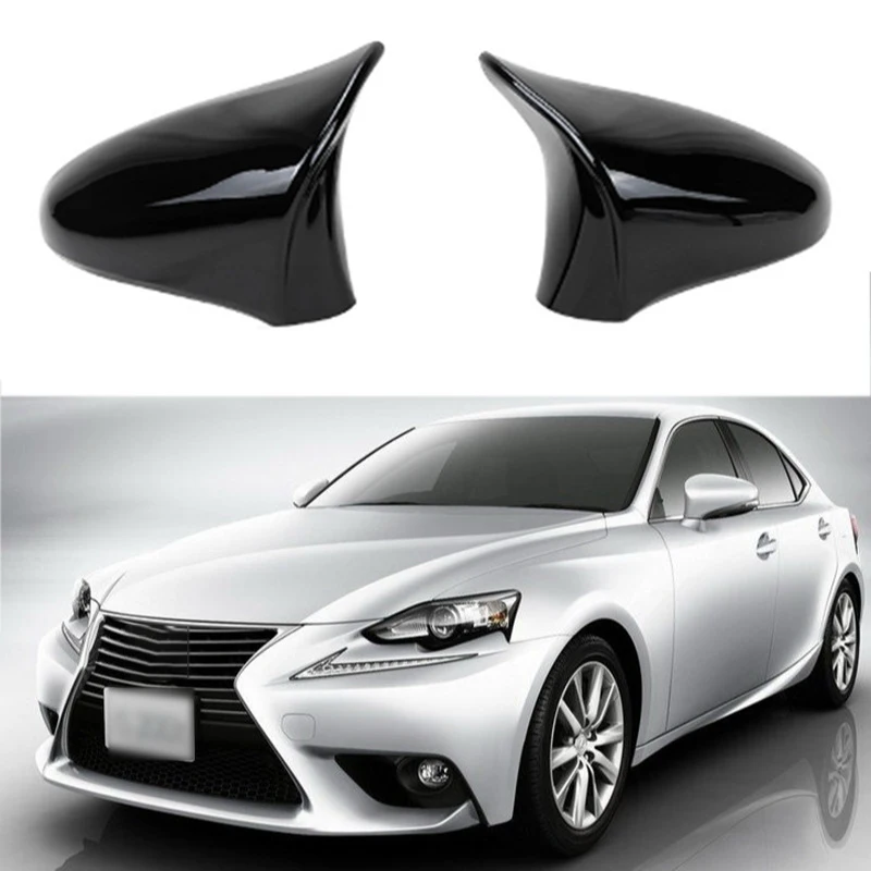 Bull horn rearview mirror protective cover made of ABS material For LEXUS IS ES GS LS CT RC F-Sport
