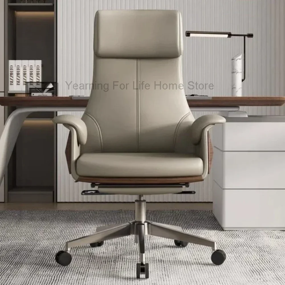 Luxury Office Chair Leather Mobiles Playseat Computer Conference Desk Office Chair Gaming Chair Silla De Escritorio Furniture