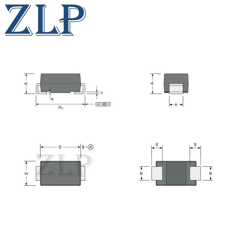 20pcs tvs diodos smaj26a smaj28a smaj30a smaj33a smaj36a smaj40ca smaj43ca smaj45ca smaj48ca smaj51ca smaj54ca 400w 5a sma