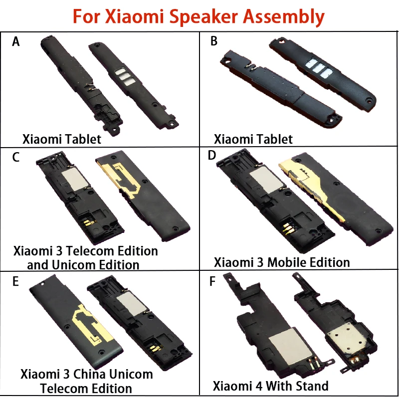 For Speaker Assembly Xiaomi Tablets/Xiaomi 3 Telecom Edition Unicom Edition/Mobile Edition/Xiaomi 4 With Stand External Speaker