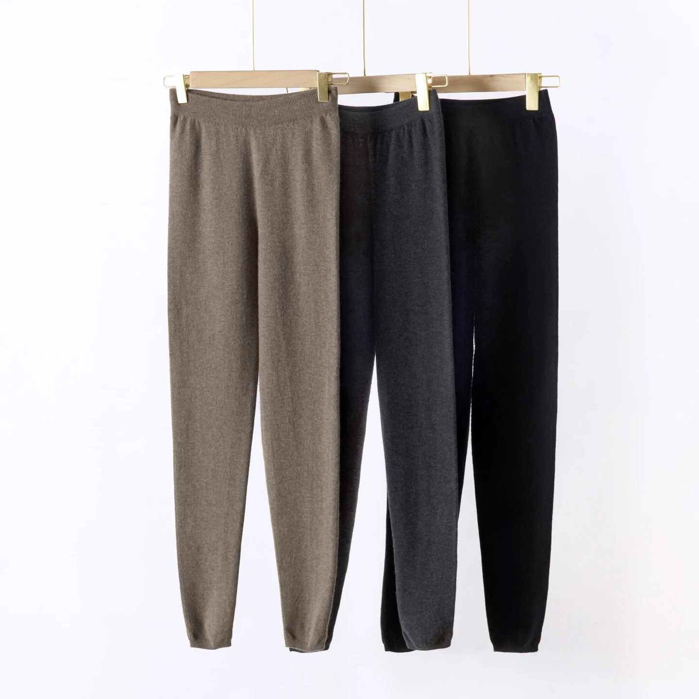 Nieuwe wollen broek met hoge taille, verdikte yogabroek, casual wortelvormige broek, Harlan lange broek, buitenkleding voor dames