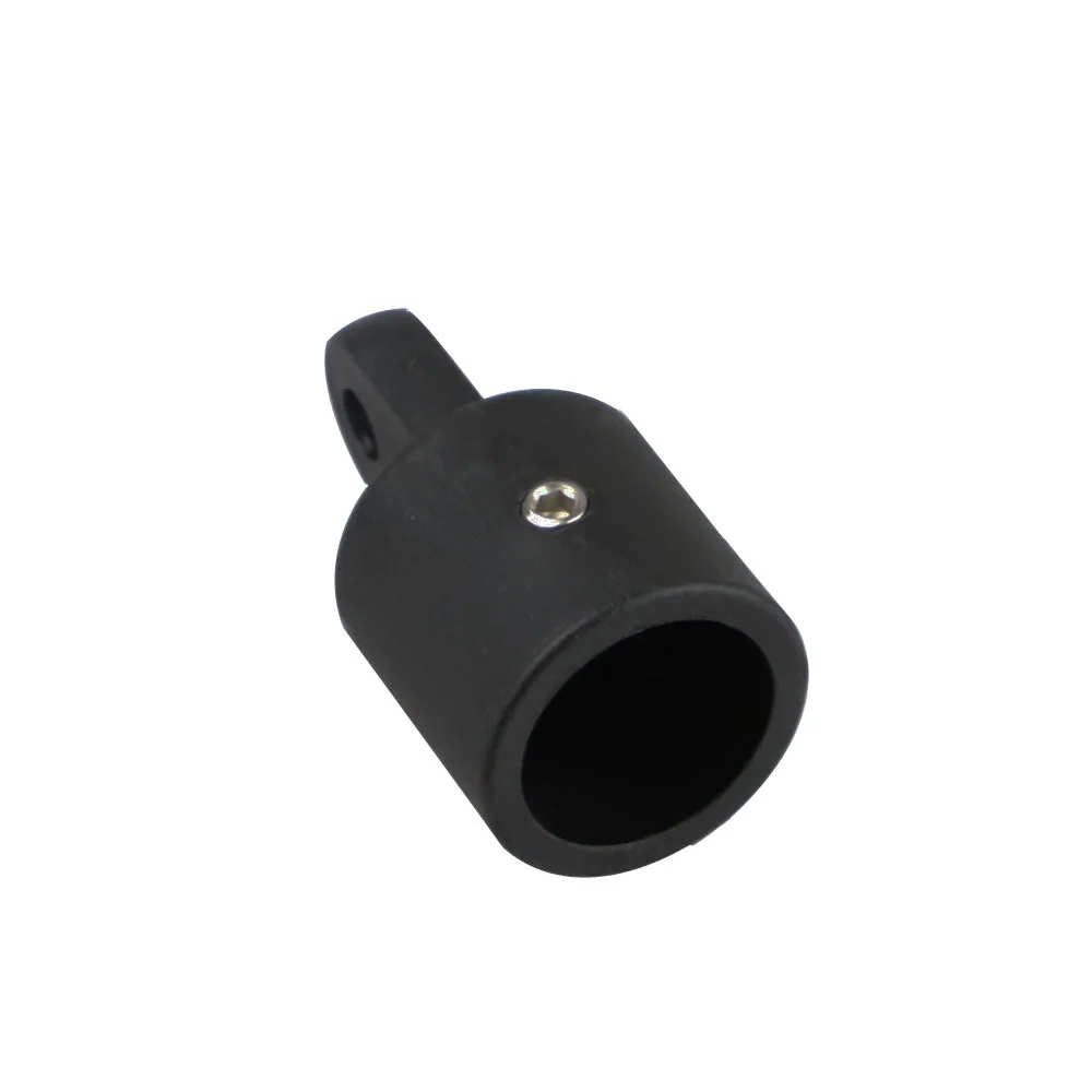 2PCS Black Nylon Top Cap High Strength 22MM 25MM Marine Bimini Tops Plastic Bimini Fittings For Yacht Boat