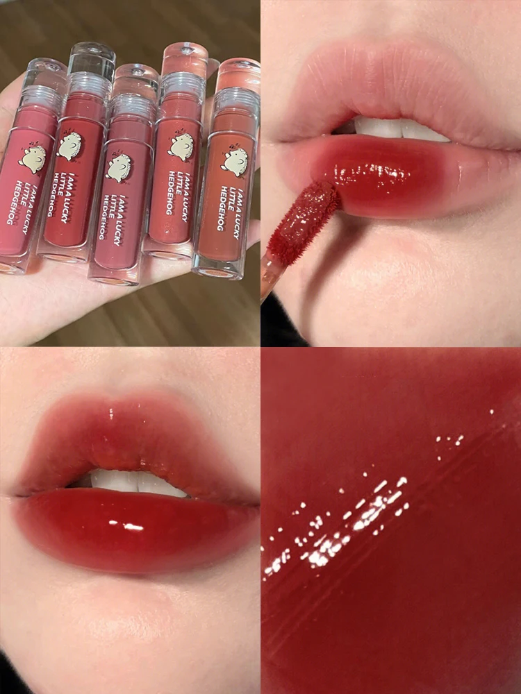 Gogotales Spiegel Water Lip Glazuur Lippenstift Hydraterende Pure Lippenstift Voor Vrouwen Langdurige Non-Stick Nude Lip Cosmetica Lip Tint