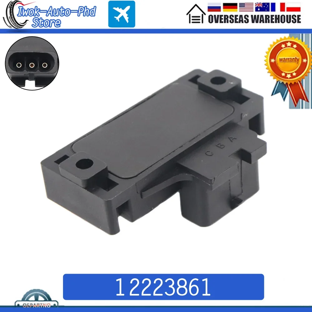 

12223861 4 Bar Turbo Intake Air Boost Pressure Map Sensor for Chevrolet Beretta LLV Astro Blazer Camaro Cavalier Citation Buick
